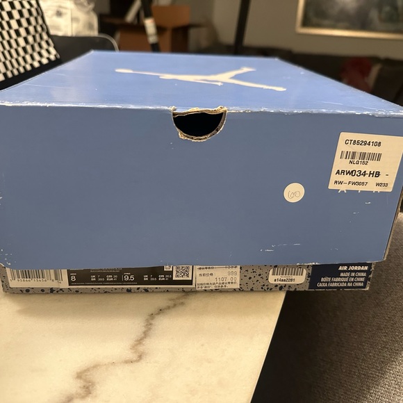 Jordan 6 Retro Mid UNC Home size 8 GOAT CERTIFIED - Picture 11 of 14